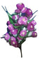 Decorative Pink Flower Bunch With Green Leaves - 1000gms